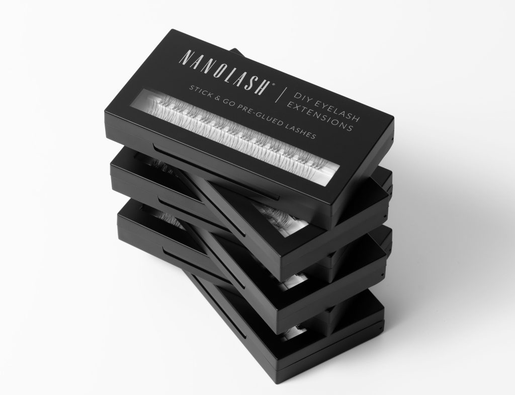 nanolash kluster ögonfransar forlimmade