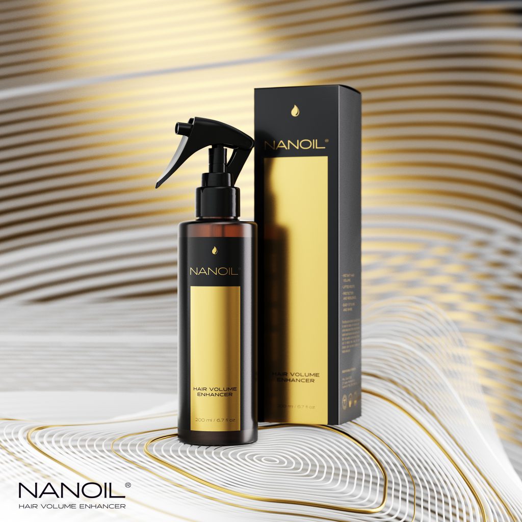 Nanoil volymspray hår
